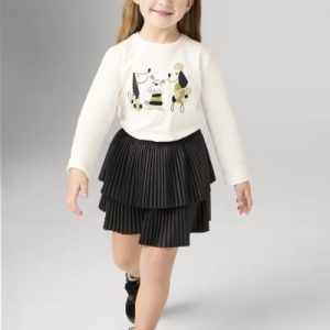 Camiseta bordados perros niña