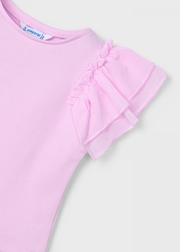 Camiseta volantes gasa niña - Imagen 3