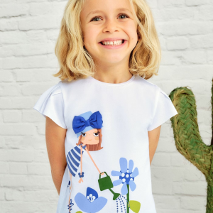 Camiseta dibujo niña