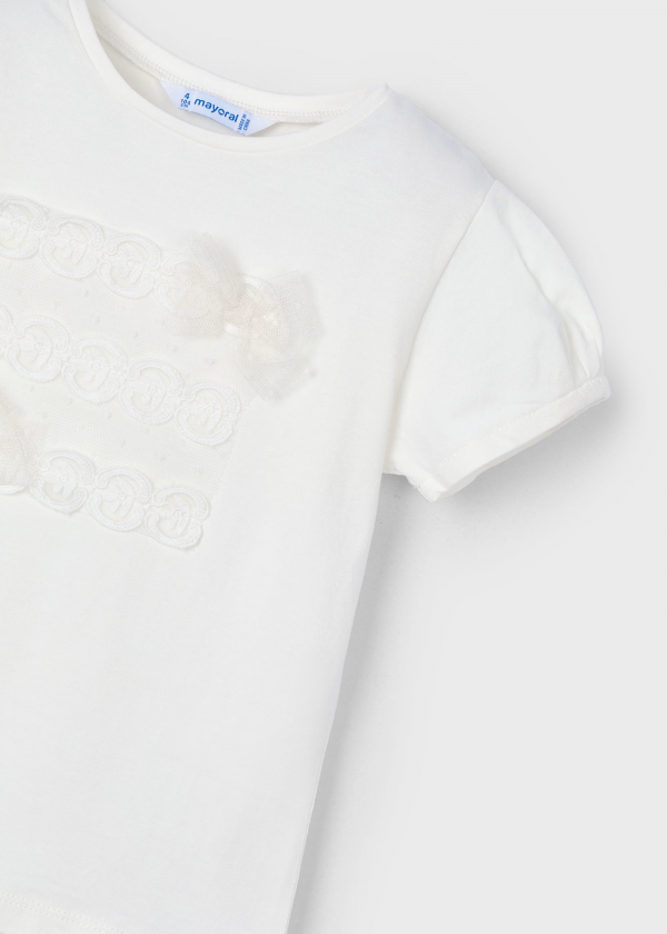 Camiseta lazos plumeti niña - Imagen 2