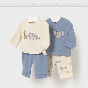 Conjunto 4 piezas animalitos recién nacido