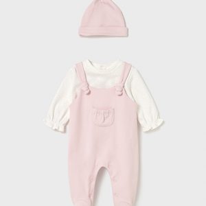 Pelele peto con gorro recién nacida