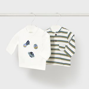 Set 2 camisetas recién nacido